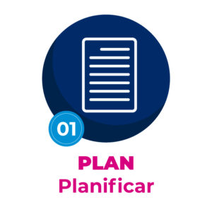 Representa la etapa de planificación en un proceso 